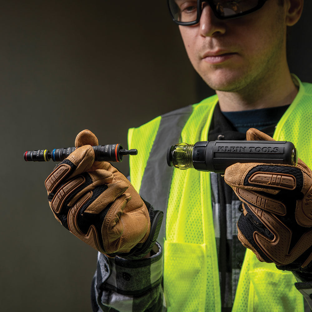 KLEIN KLE-32933 - 7-in-1 Impact Flip Socket Set