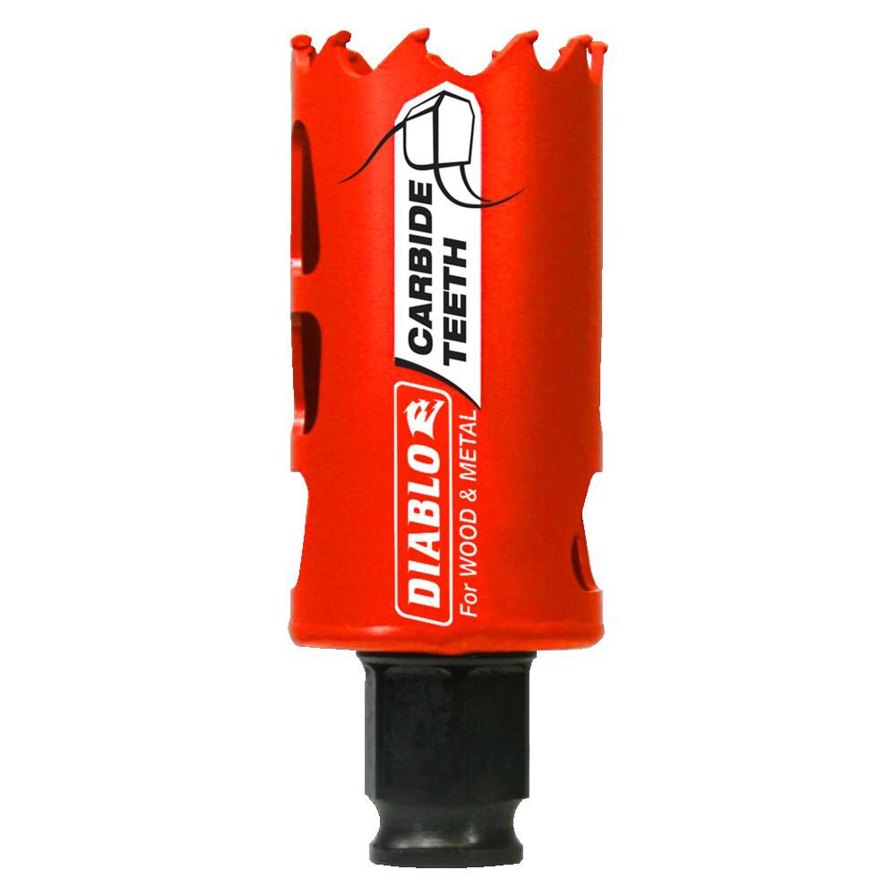 DIABLO DHS1375CT - 1‑3/8" Carbide‑Tipped Wood & Metal Holesaw