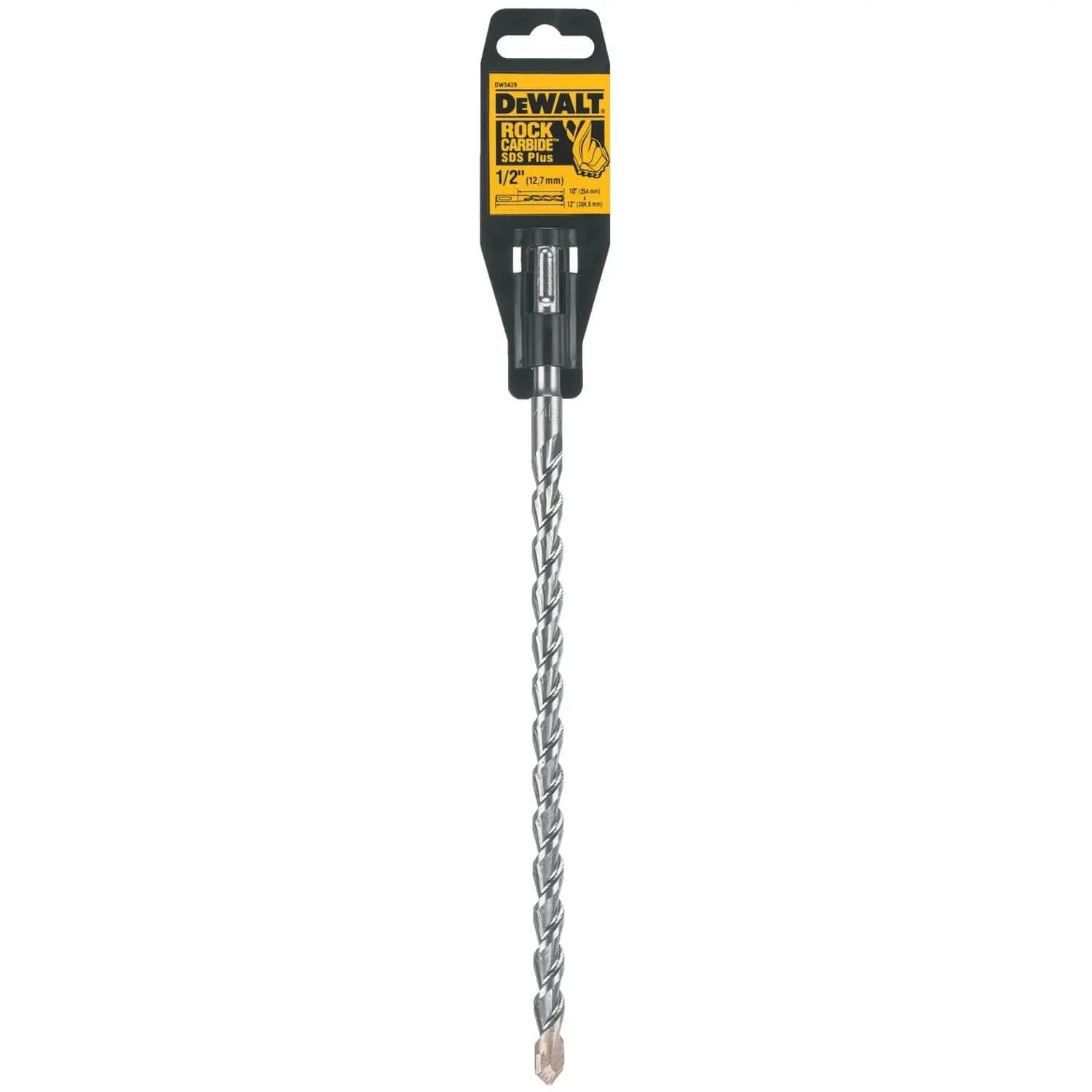 DEWALT DW5439-1/2-By-10-By-12-Inch Rock Carbide SDS Plus Hammer Bit