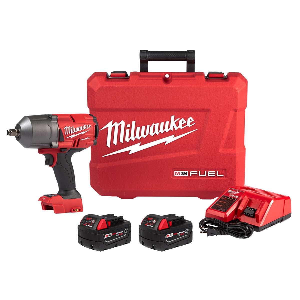 Milwaukee 2767-22R - M18 FUEL™ High Torque 1/2” Impact Wrench with Friction Ring Kit - Wise Line Tools