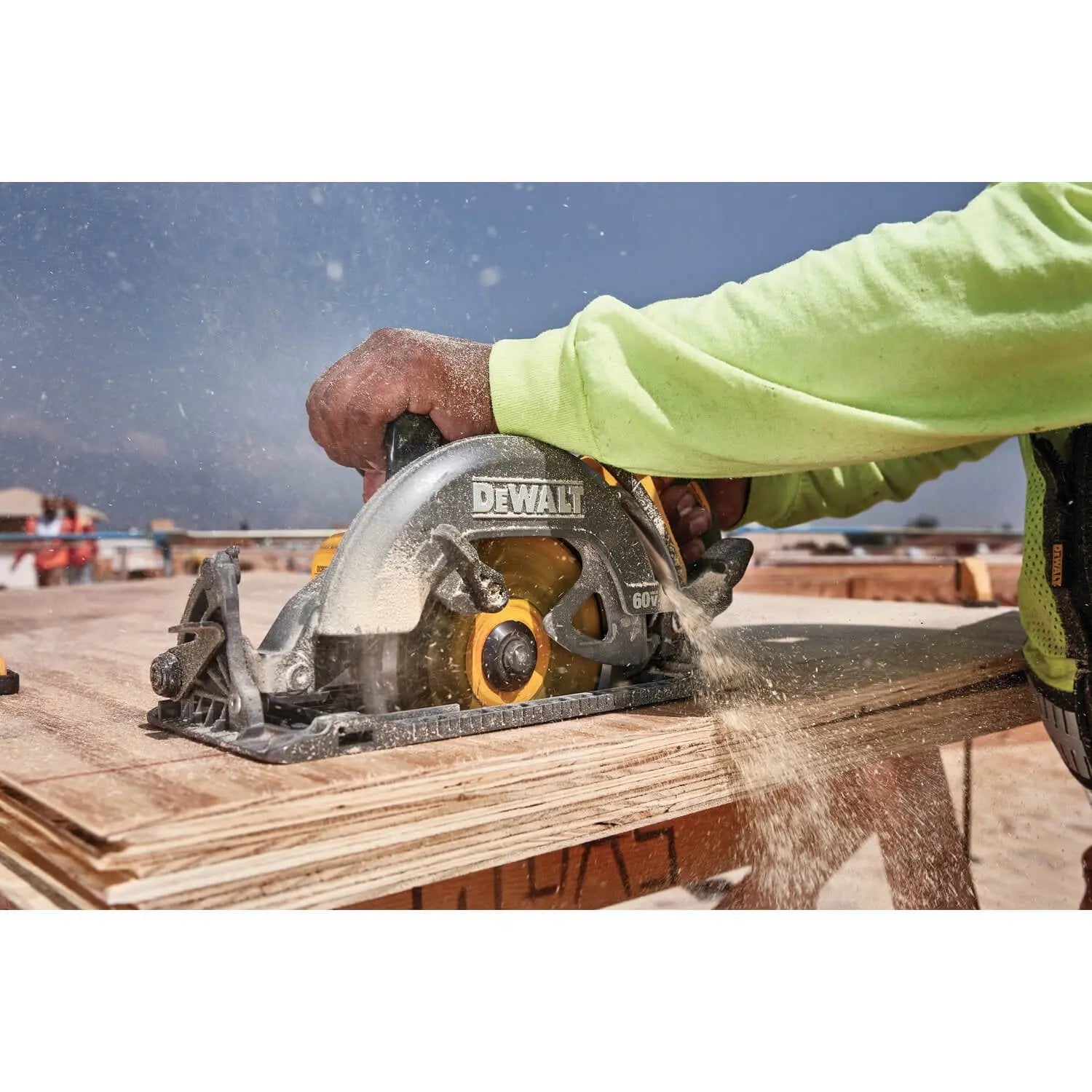 DEWALT DCS577X1 FLEXVOLT® 60V MAX* 7-1/4 IN. CORDLESS WORM DRIVE STYLE SAW (9.0A