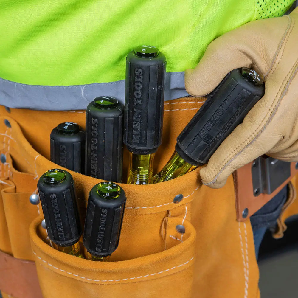 KLEIN KLE-85074 - Screwdriver Set, Slotted and Phillips, 6-Piece