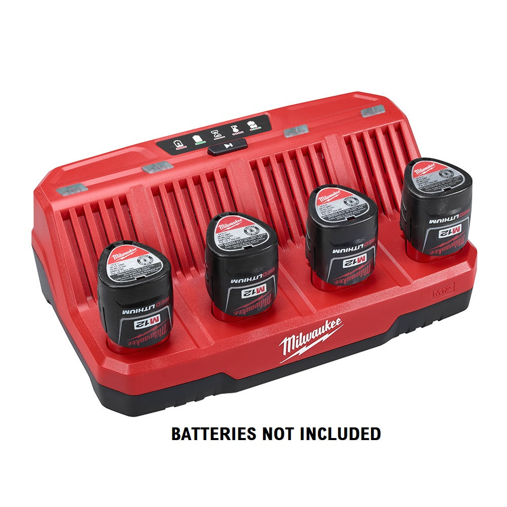 Milwaukee 48-59-1204 - M12™ 4-Bay Sequential Charger - Wise Line Tools
