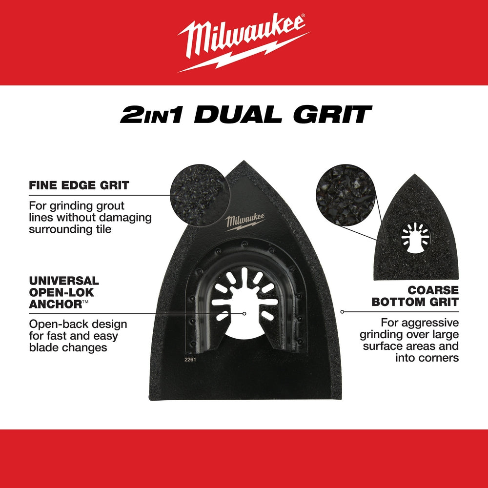 Milwaukee 49-25-2261 - OPEN-LOK™ 2-IN-1 HYBRID CARBIDE GRIT BLADE 1PK