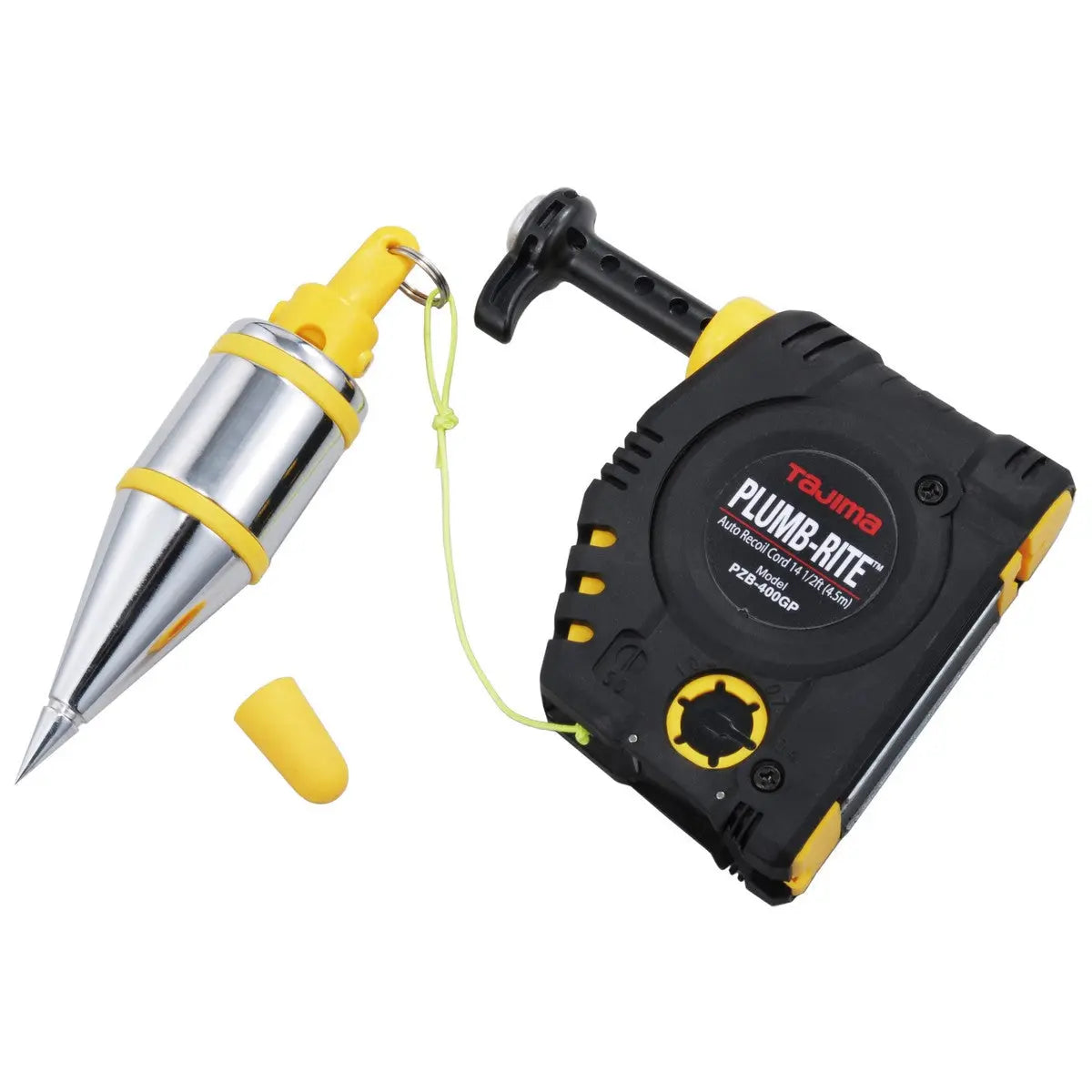 Tajima PZB-400GP Plumb-Rite 14-Ounce Bob Setter with Steel Reinforced Pin Striker