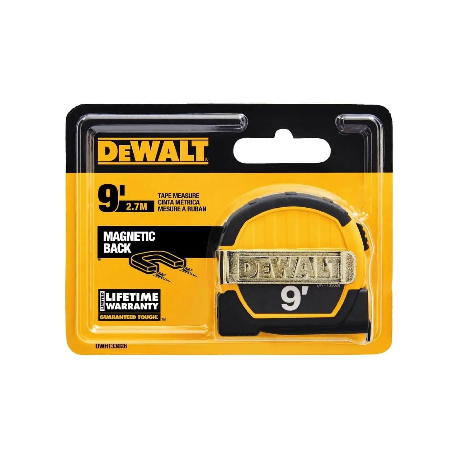 DEWALT DWHT33028-9 Ft. Magnetic Pocket Tape Measure