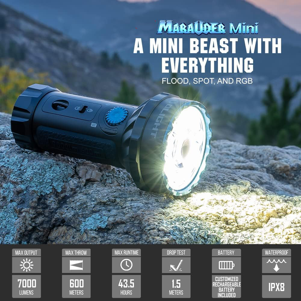 Olight Marauder Mini Powerful LED Flashlight