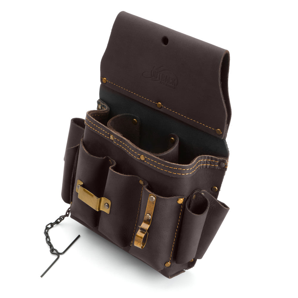 OX-P263402 - Pro Electrician’s Pouch | Oil-Tanned Leather