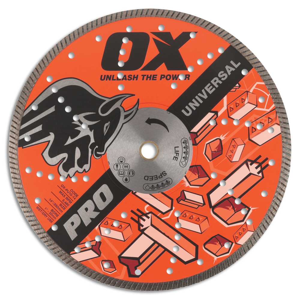 OX-PU10-14 - Universal Pro Turbo Diamond Blade 14-Inch