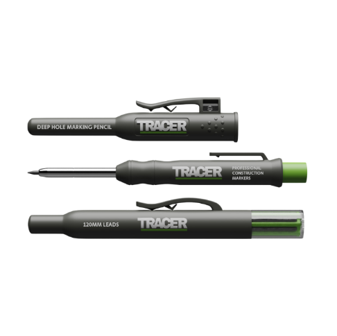 Tracer AMK1 - Deep Hole Construction Pencil w/ Replacement Lead set