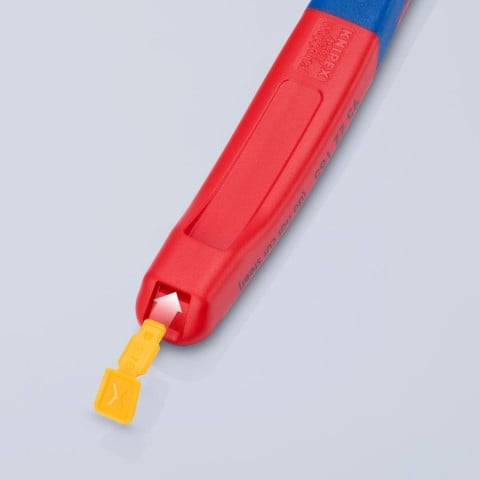 KNIPEX 09 12 240 - 9 1/2" High Leverage Lineman's Pliers New England with Fish Tape Puller & Crimper