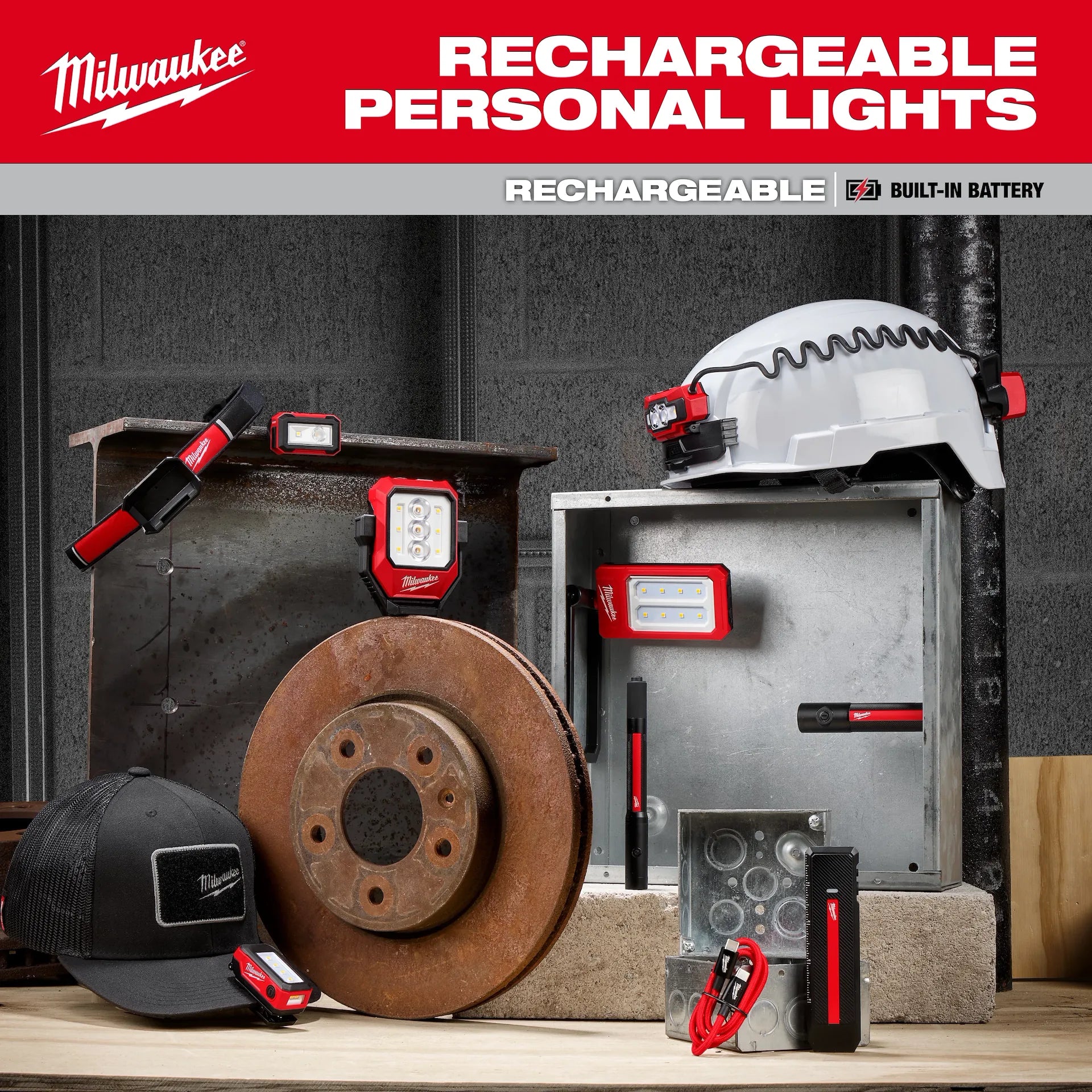 Milwaukee 2014R - Rechargeable Clip Light