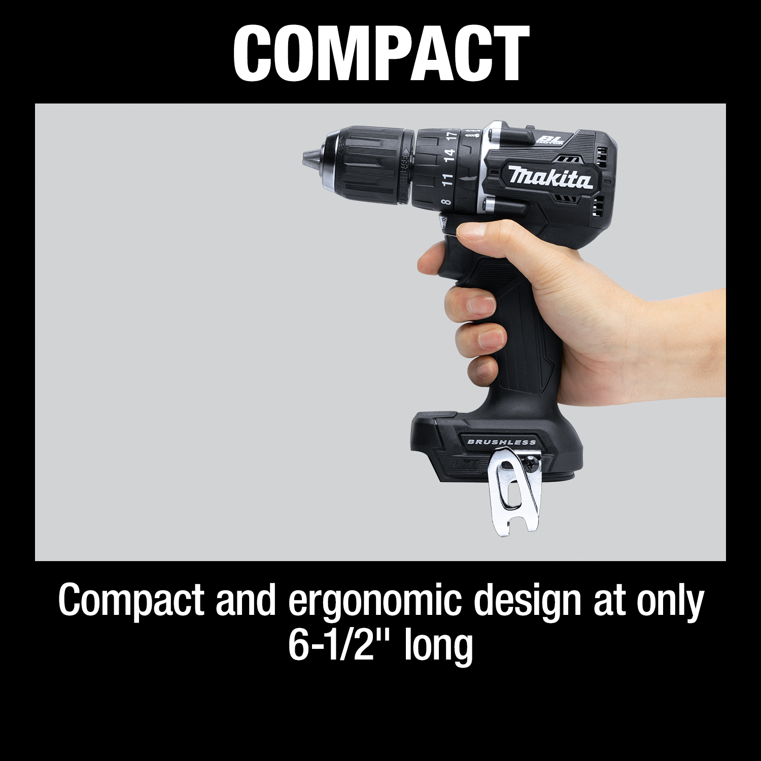 Makita XPH15ZB - 18V LXT® Lithium‑Ion Sub‑Compact Brushless Cordless 1/2" Hammer Driver‑Drill