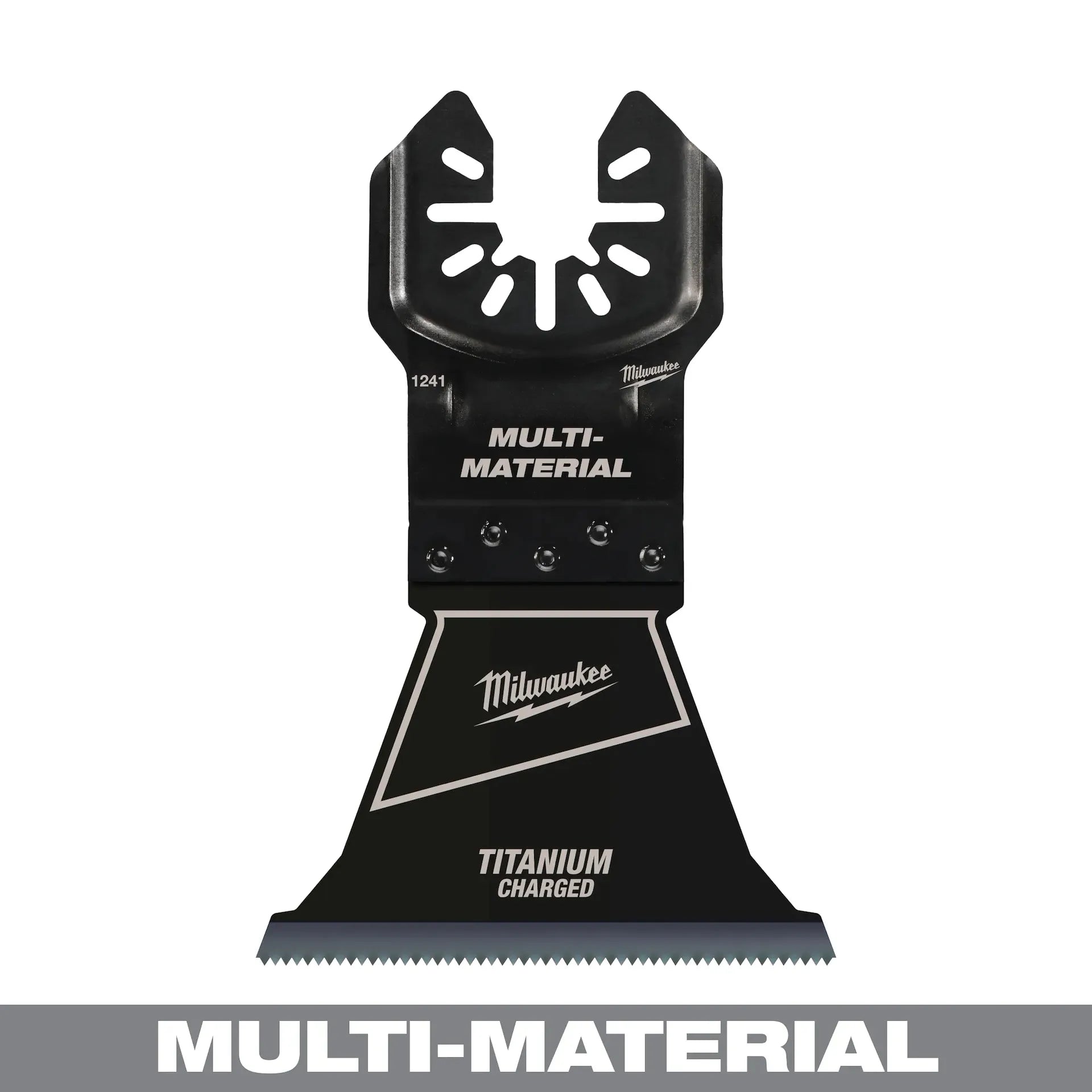 Milwaukee 49-25-1241 - 2-1/2" OPEN-LOK™ TITANIUM CHARGED™ Bi-Metal Multi-Material Universal Fit Oscillating Multi-Tool Blade