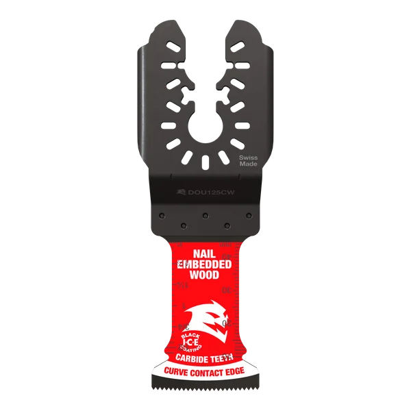 Diablo DOU125CW - 1-1/4" AMPED™ Demo Demon™ Carbide Teeth Oscillating Blade for Nail-Embedded Wood