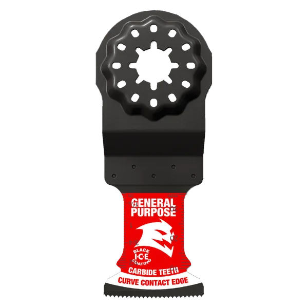 Diablo DOS125CGP10 - 1-1/4"(w) x 1-1/2"(d) AMPED™ Demo Demon™ Starlock Carbide Teeth Oscillating Blade for General Purpose Cuts (10-pk)