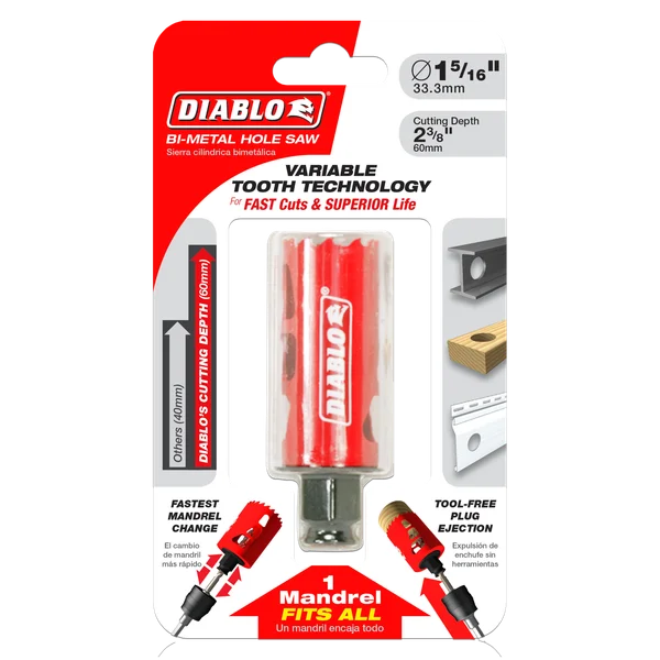 Diablo DHS1312 - 1-5/16" Bi-Metal Hole Saw