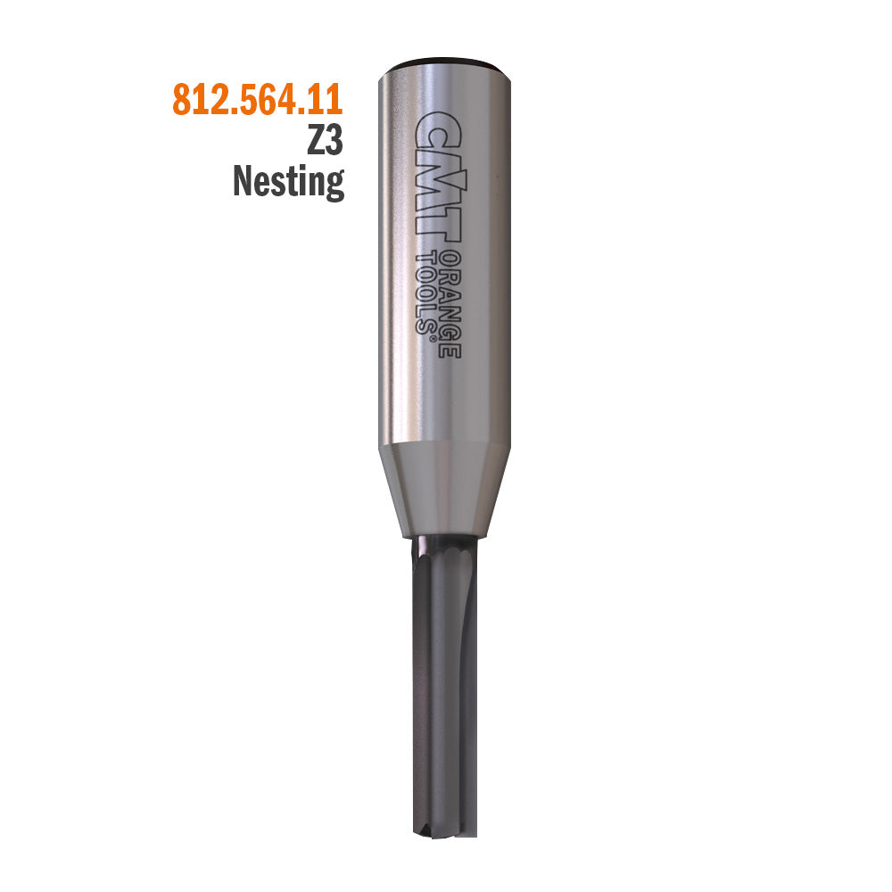 CMT 812.690.11 - 1/2" Shank 3/4" Long Series Straight Router Bit