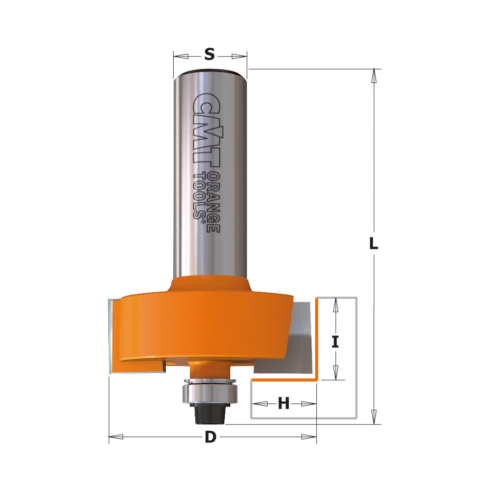 CMT 835.350.11 - 1/4" Shank Rabbeting Router Bit