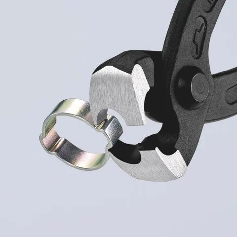 Knipex 1099I220SBA - 8 3/4" Ear Clamp Pliers with Front and Side Jaws