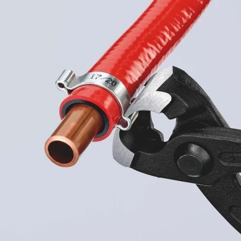 Knipex 1099I220SBA - 8 3/4" Ear Clamp Pliers with Front and Side Jaws