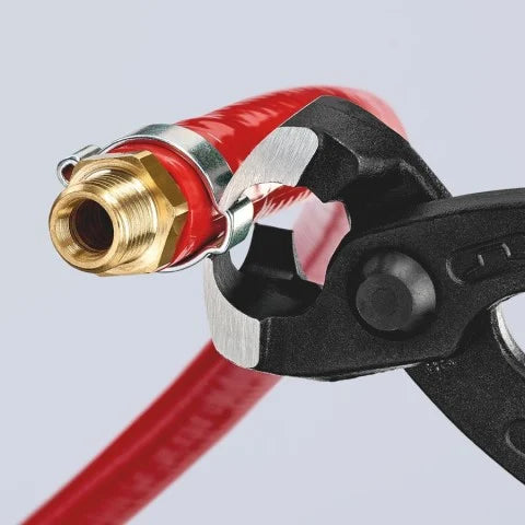 Knipex 1099I220SBA - 8 3/4" Ear Clamp Pliers with Front and Side Jaws