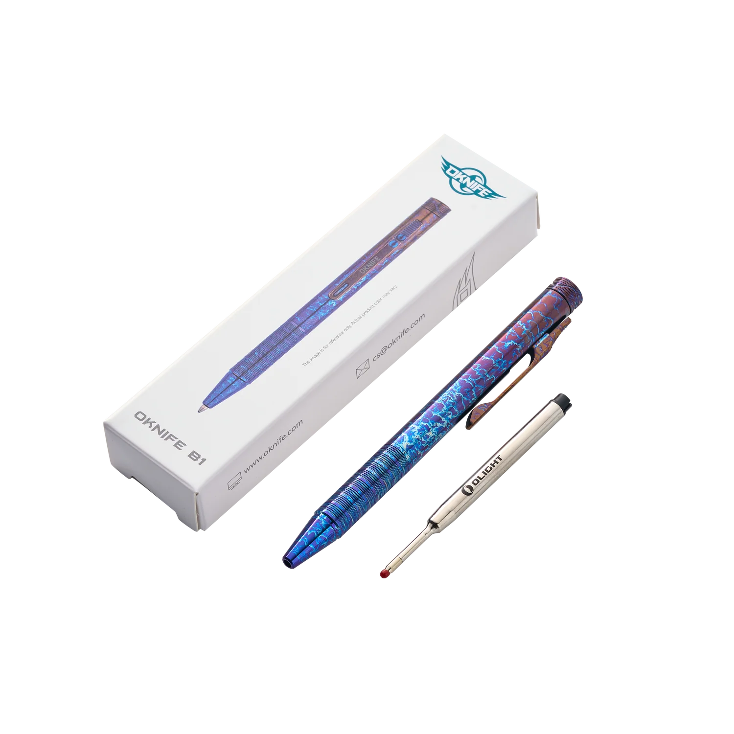 OKNIFE B1 Lightning Strike Titanium EDC Pen