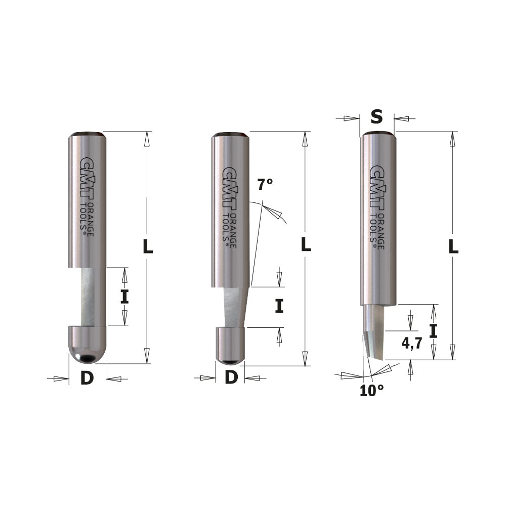 CMT 844.850.11 - Combination Trimmer Router Bit
