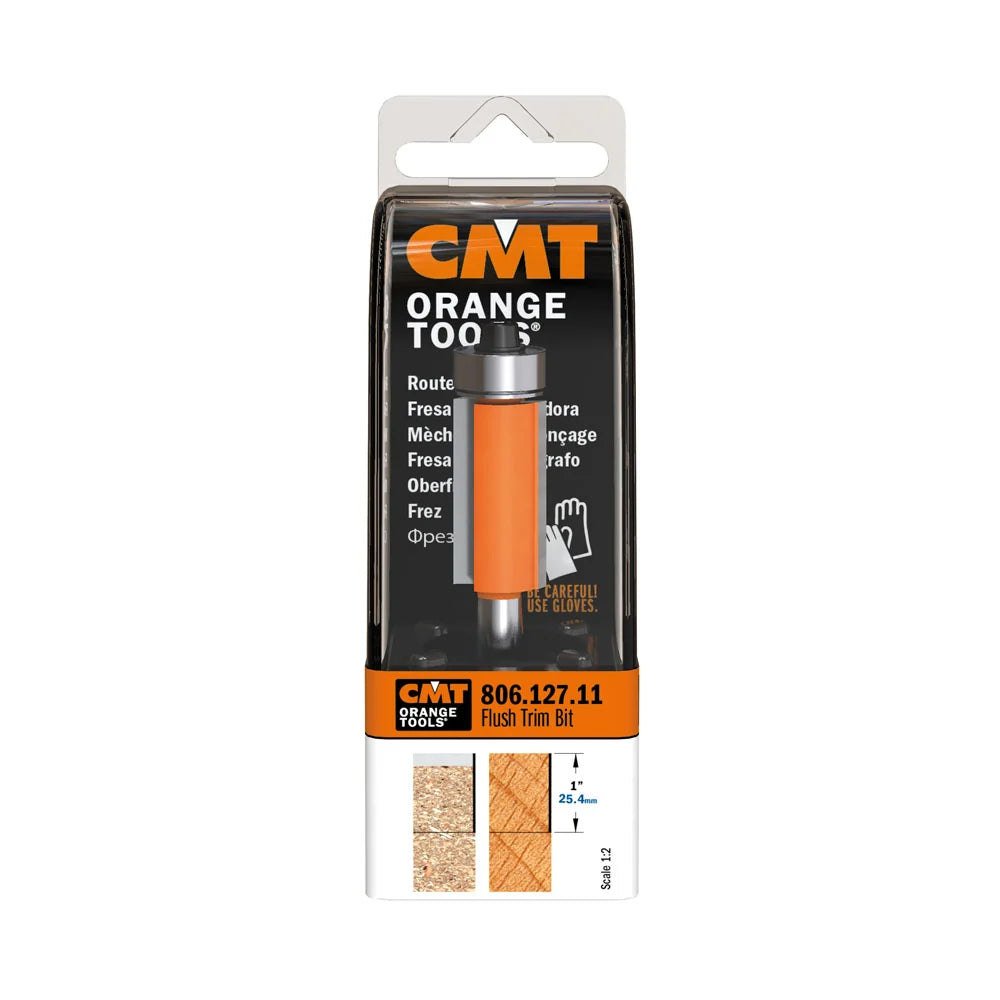 CMT 806.629.11 - 1/2" Shank 1-1/2" Flush Trim Router Bit