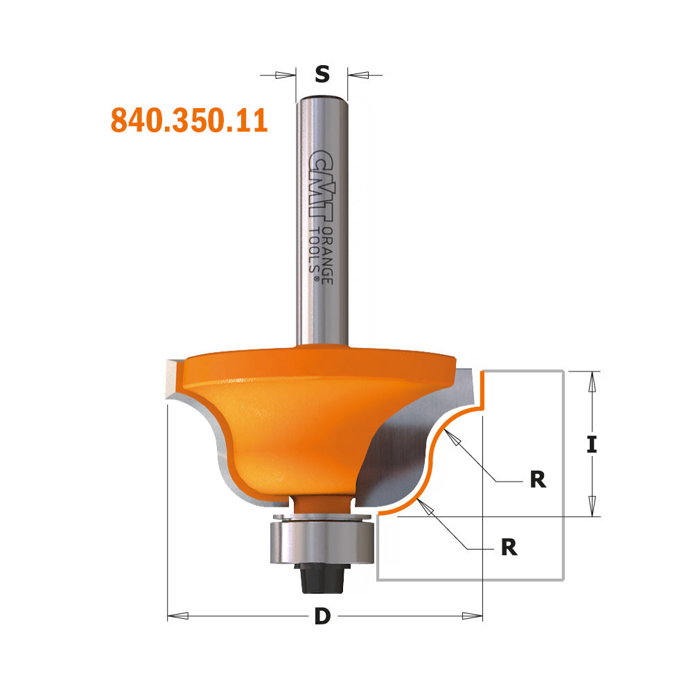 CMT 840.270.11 - 1/4" Shank Roman Ogee Router Bit