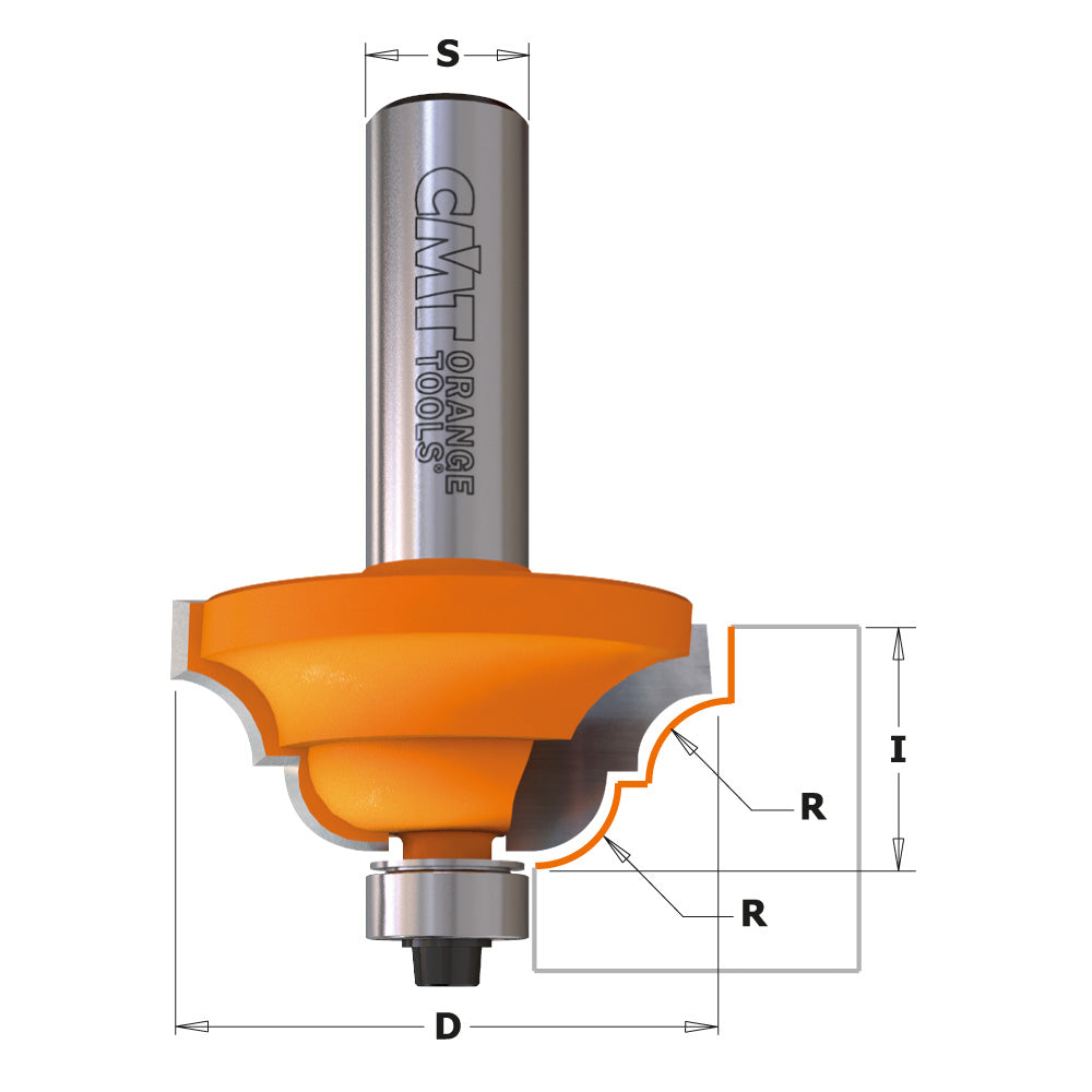 CMT 841.880.11 - 1/2" Shank Roman Ogee Router Bit
