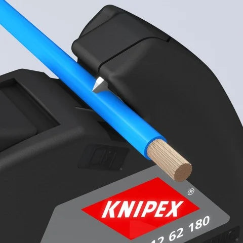 Knipex 1262180SBA - 7 1/4" ComStrip Automatic Wire Stripper 24-10 AWG
