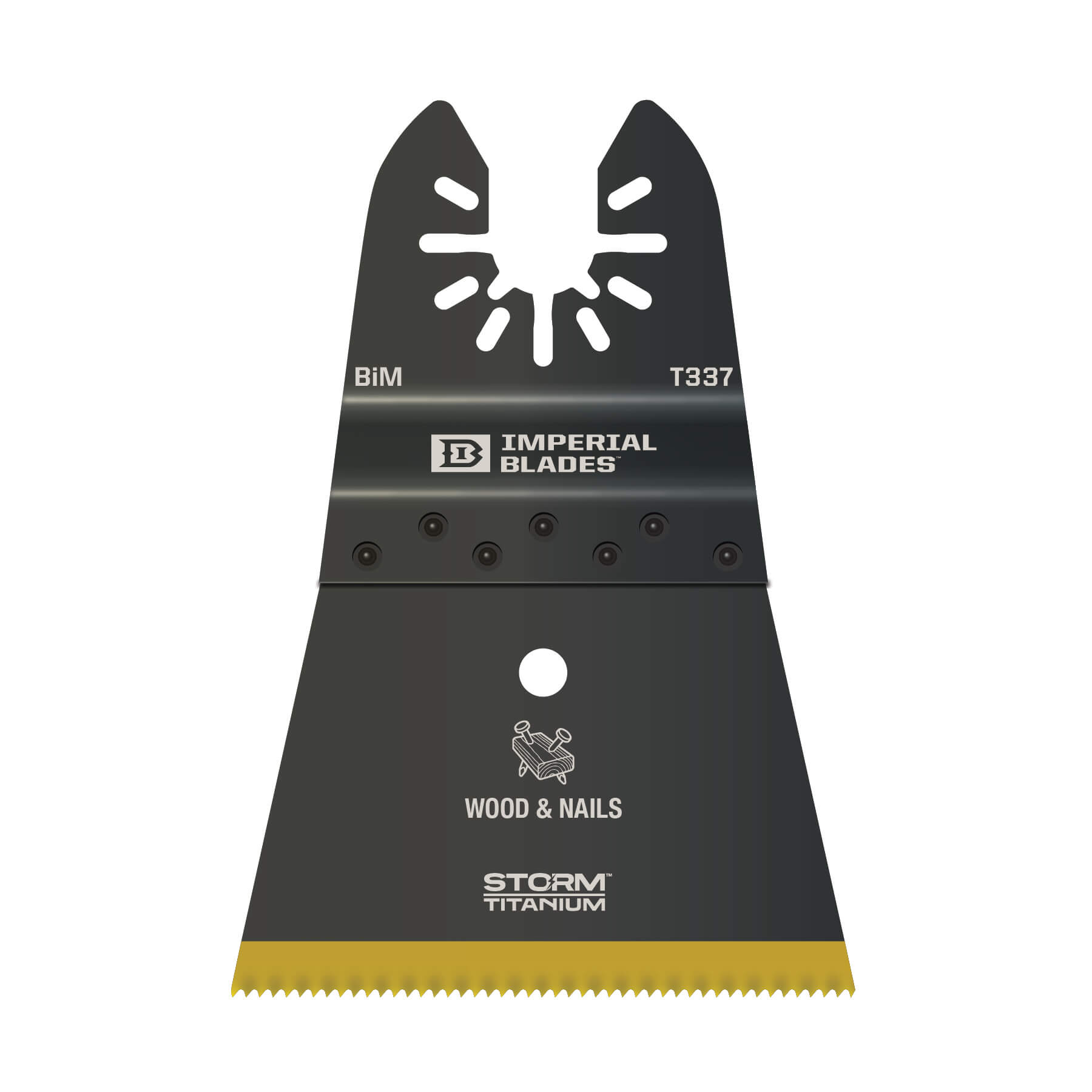 Milwaukee IBOAT337-1 - Imperial Blades IBOAT337-1 One Fit™ 2-1/2" Storm Titanium Wood & Nails Blade,  1PC IMPERIAL BLADES