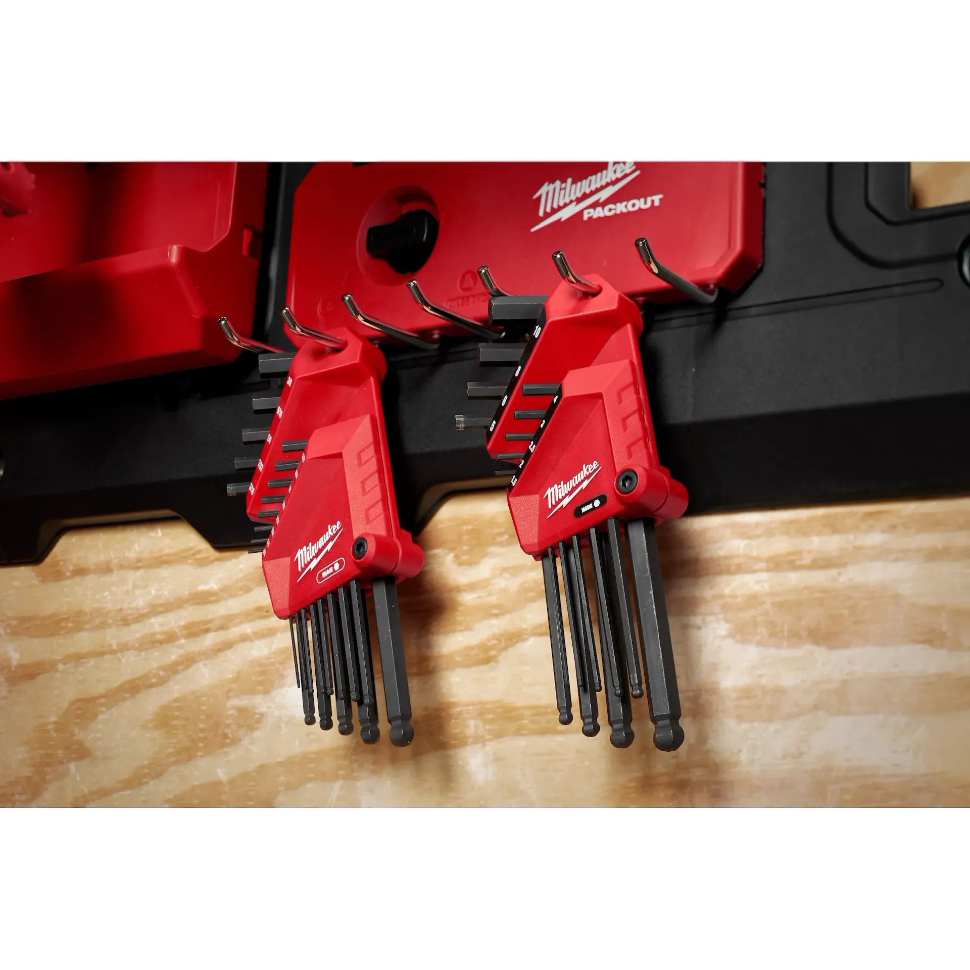 Milwaukee 48-22-2185 - 13-Key Ball End L-Style Hex Key Set - SAE