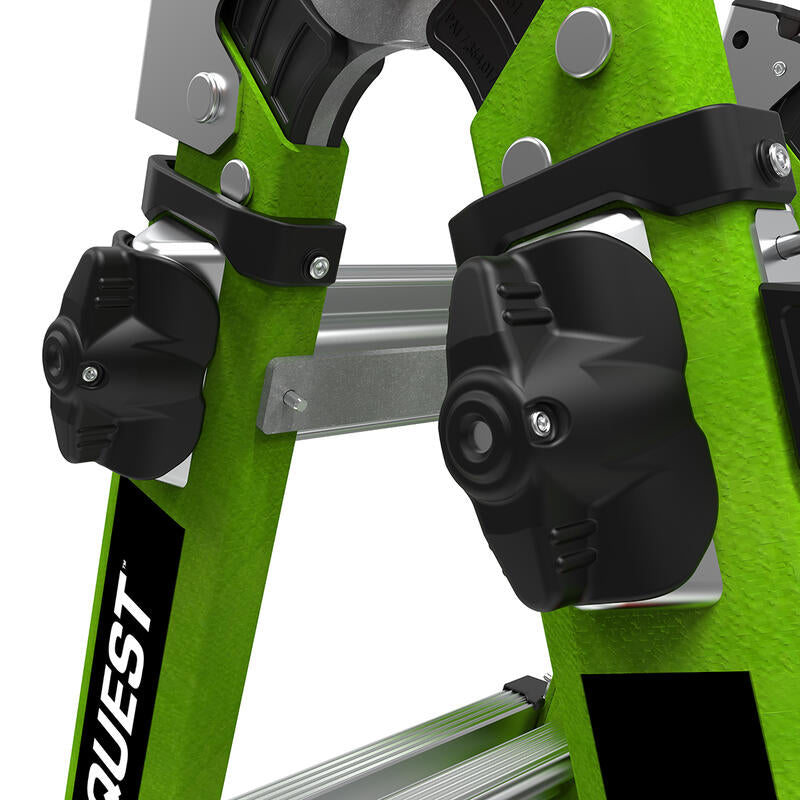 Little Giant 17107-001 - Conquest 2.0 9' - 15" All Terrain Multi Position Ladder