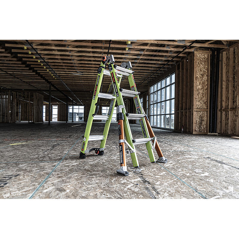 Little Giant 17107-001 - Conquest 2.0 9' - 15" All Terrain Multi Position Ladder