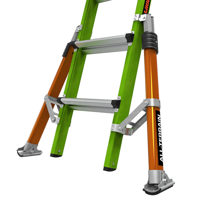 Little Giant 17107-001 - Conquest 2.0 9' - 15" All Terrain Multi Position Ladder