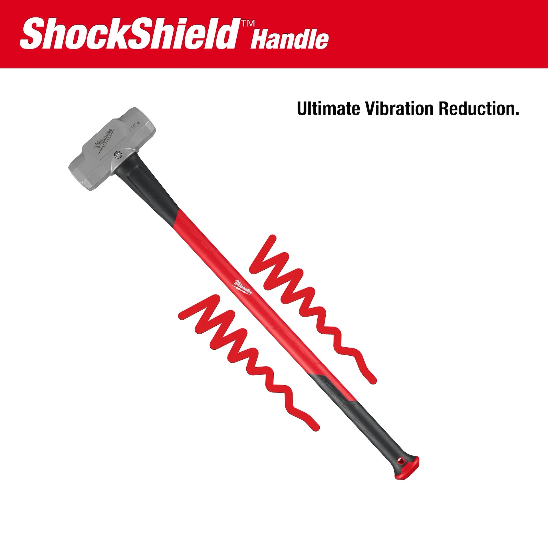 Milwaukee 48-22-9332 - 10lb Sledge Hammer (36" Handle)