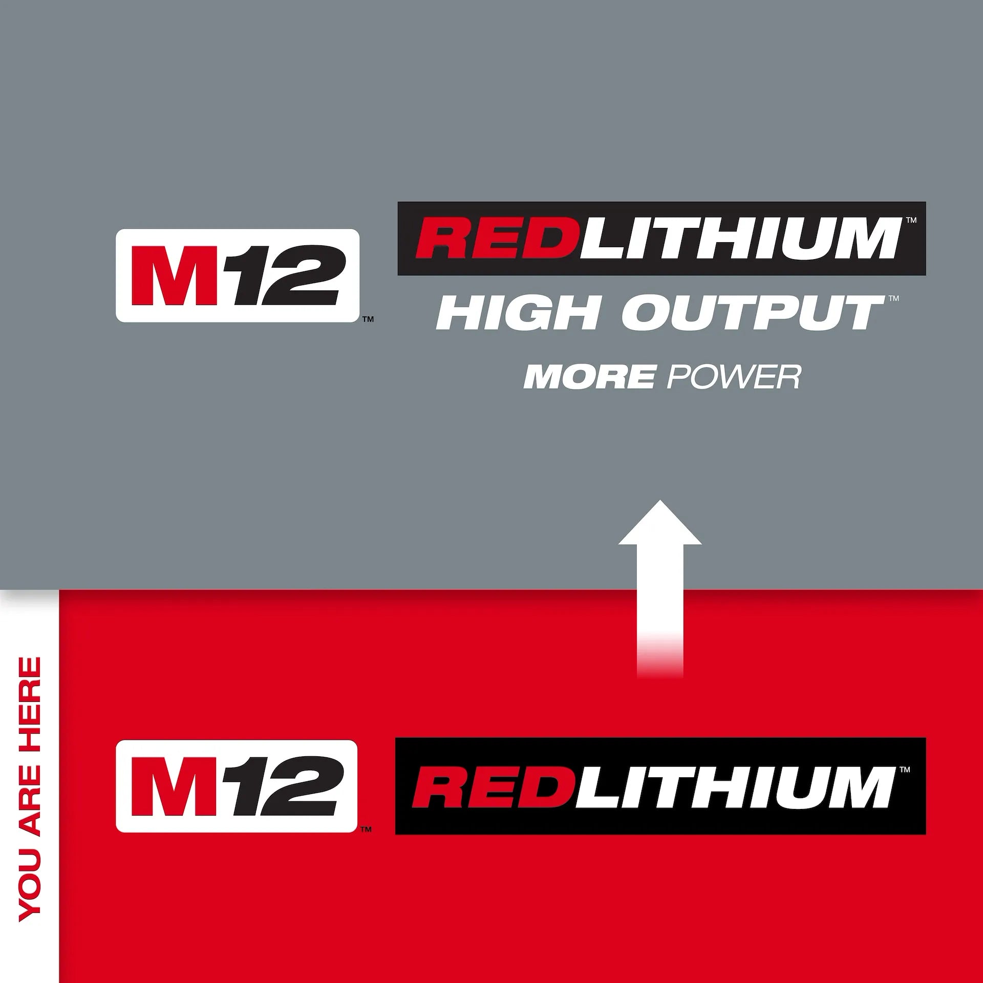 Milwaukee 48-11-2442 - M12™ REDLITHIUM™ XC4.0 Battery Two Pack