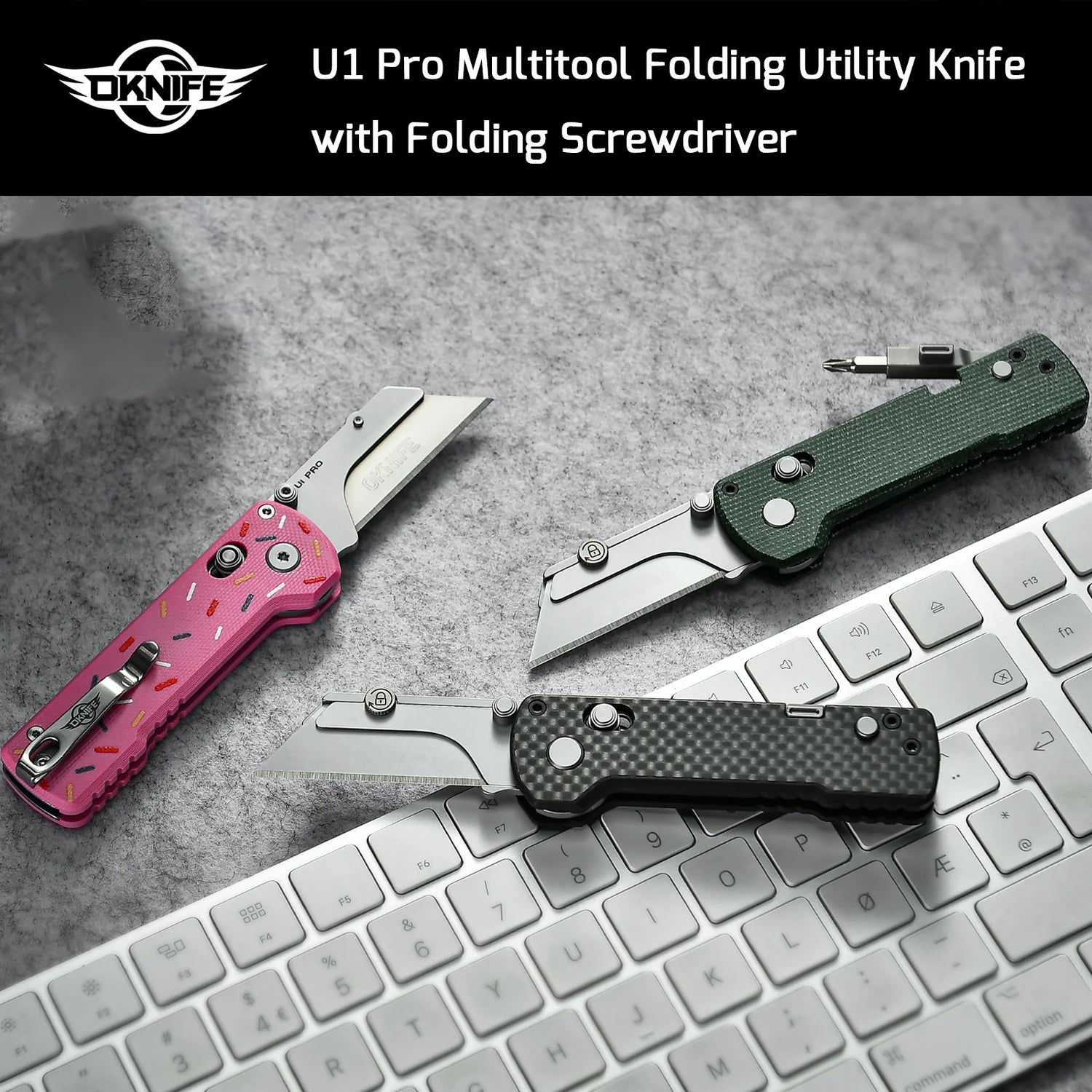 Oknife U1 Pro Utility Knife w/ Screwdriver