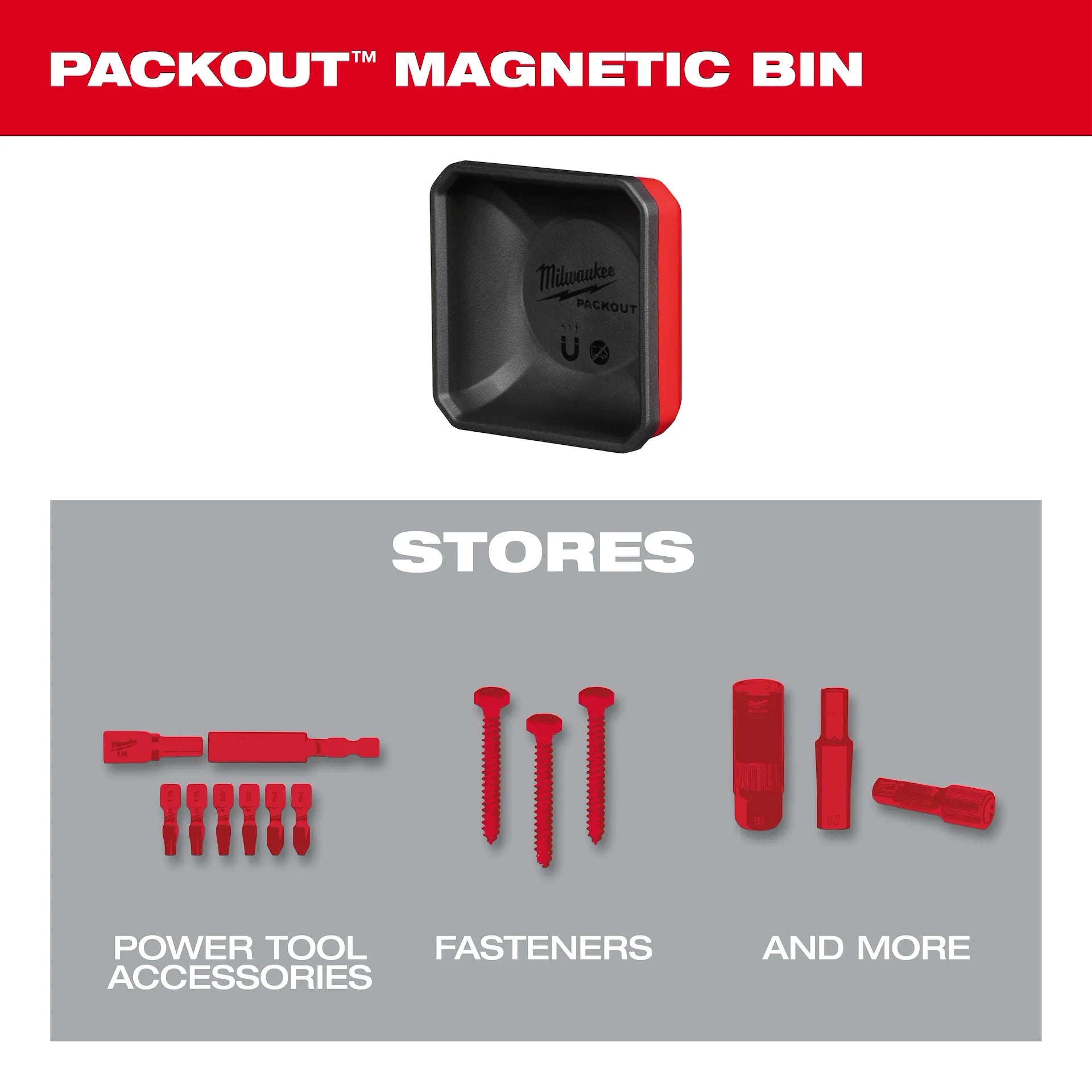 Milwaukee 48-22-8070 - PACKOUT Magnetic Bin