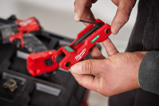 Milwaukee 48-22-2184 - 8-Key Folding Hex Key Set - Torx