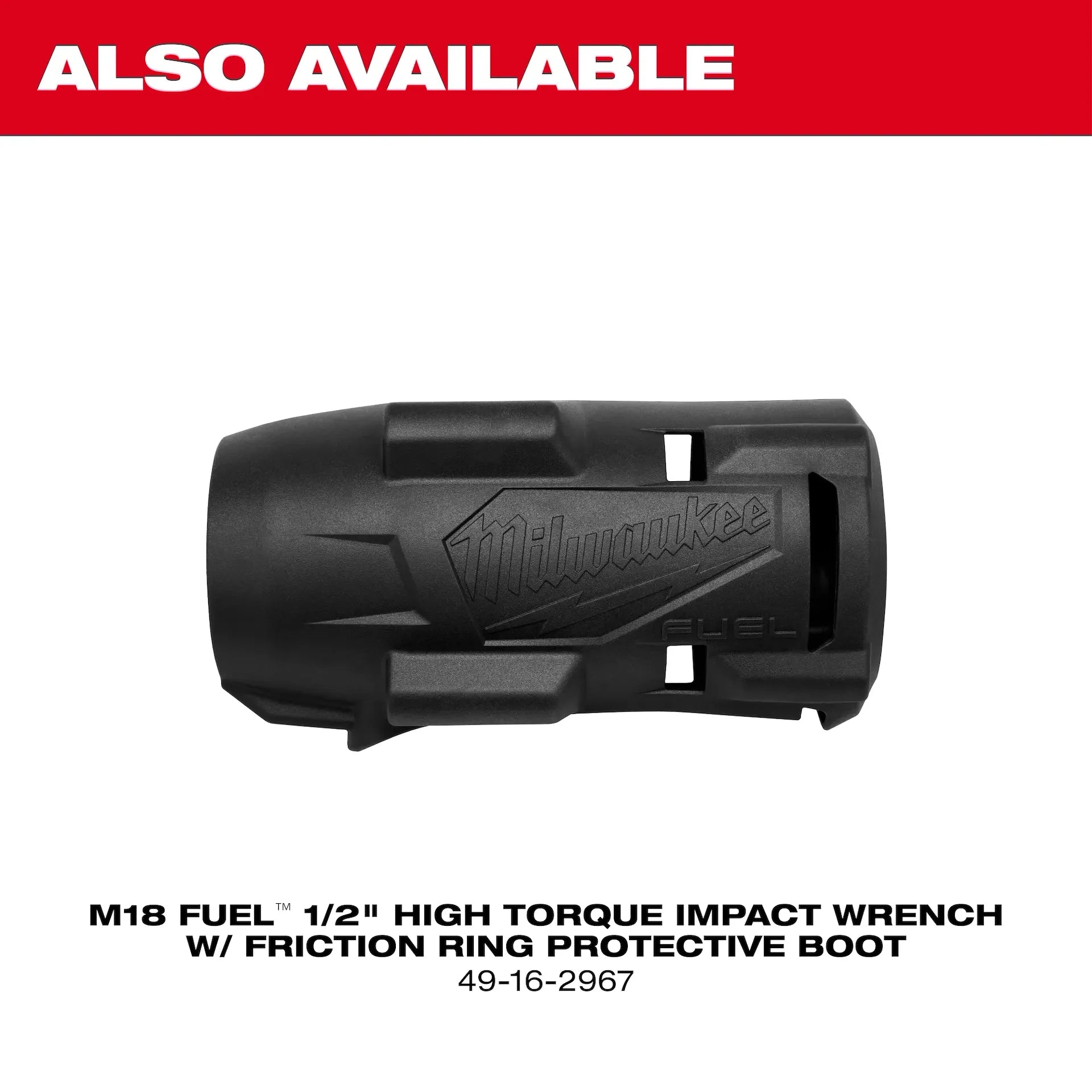 Milwaukee 2967-21B - M18 FUEL™ 1/2" High Torque Impact Wrench w/ Friction Ring Kit