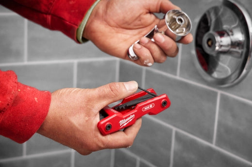 Milwaukee 48-22-2183 - 2PC 17-Key Folding Hex Key Sets - SAE/Metric