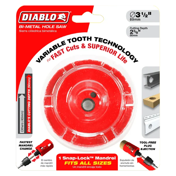 Diablo DHS3250 - 3-1/4" Bi-Metal Hole Saw