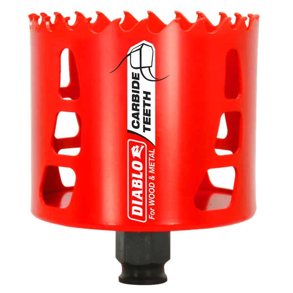 Diablo DHS3125CT - 3-1/8" Carbide Teeth Hole Saw for Wood and Metal