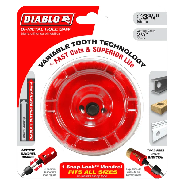 Diablo DHS3750 - 3-3/4" Bi-Metal Hole Saw