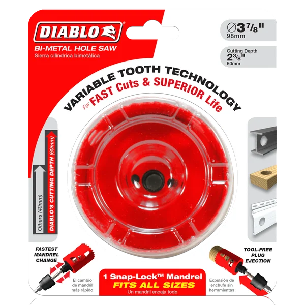 Diablo DHS3875 - 3-7/8" Bi-Metal Hole Saw