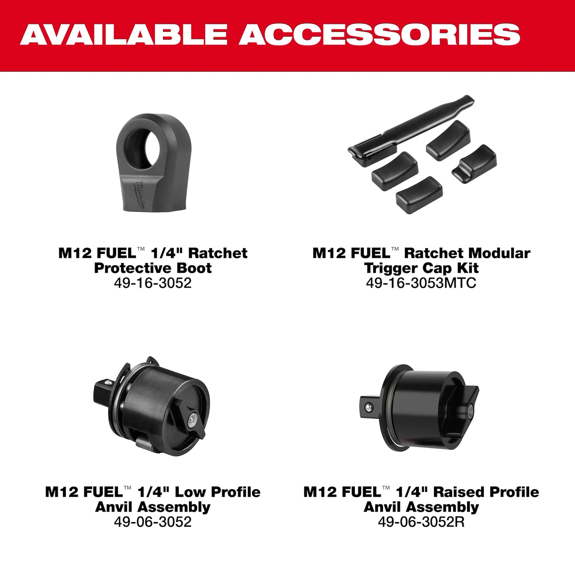 Milwaukee 3052-21 - M12 FUEL™ 1/4" Ratchet Kit