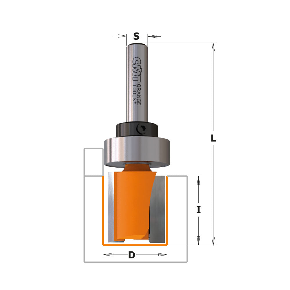 CMT 811.158.11B - 1/4" Shank 5/8" Short Series Pattern Router Bit